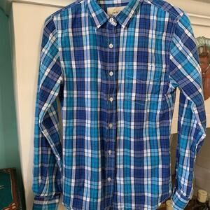 NEW JACHS NY JUST A CHEAP SHIRT COTTON PLAID BUTTONDOWN SHIRT S